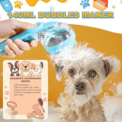 2-in-1 Silicone Bath Brush with Built-in Shampoo Dispenser | Deep Cleansing & Massage HerSlynk