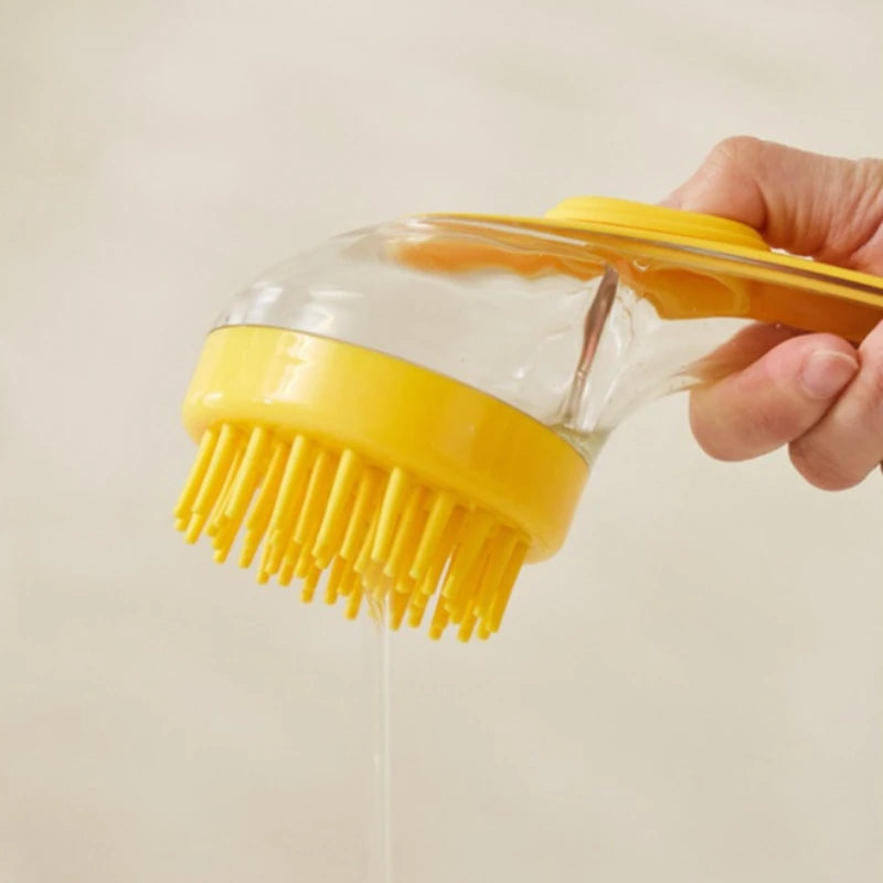 2-in-1 Silicone Bath Brush with Built-in Shampoo Dispenser | Deep Cleansing & Massage HerSlynk