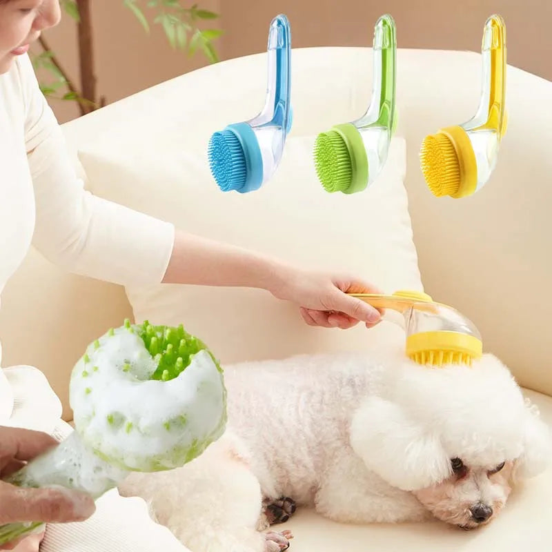 2-in-1 Silicone Bath Brush with Built-in Shampoo Dispenser | Deep Cleansing & Massage HerSlynk