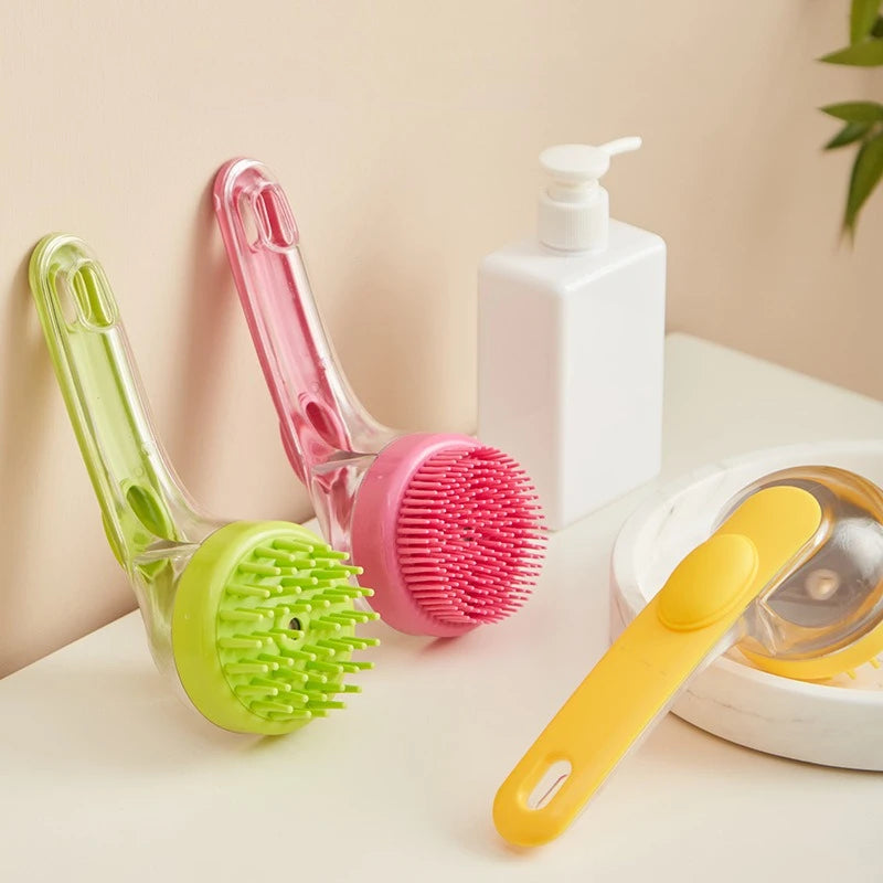 2-in-1 Silicone Bath Brush with Built-in Shampoo Dispenser | Deep Cleansing & Massage HerSlynk