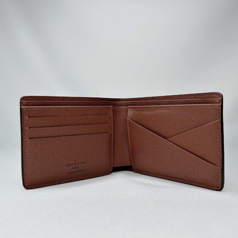 Louis Vuitton Marco M61675 Bi-Fold Wallet Monogram Canvas Brown Vintage